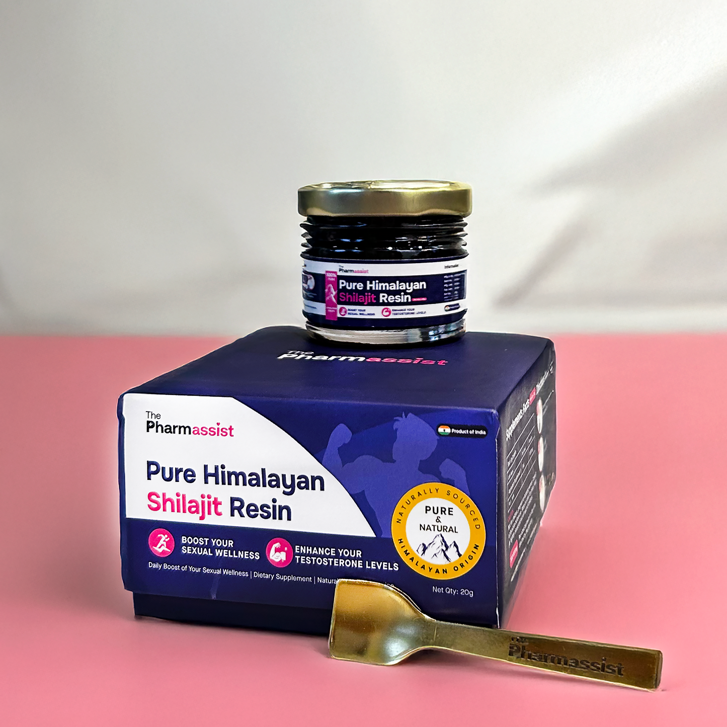 ThePharmassist Pure Himalayan Shilajit Resin 20g – Natural Energy & Strength Booster