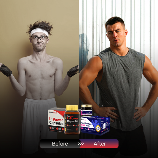 Testosterone Power Pack (L Power Capsules + Pure Shilajit Resin)