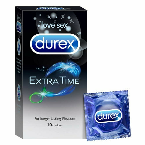 Durex Extra Time Condom – Long‑Lasting Delay Grip Latex