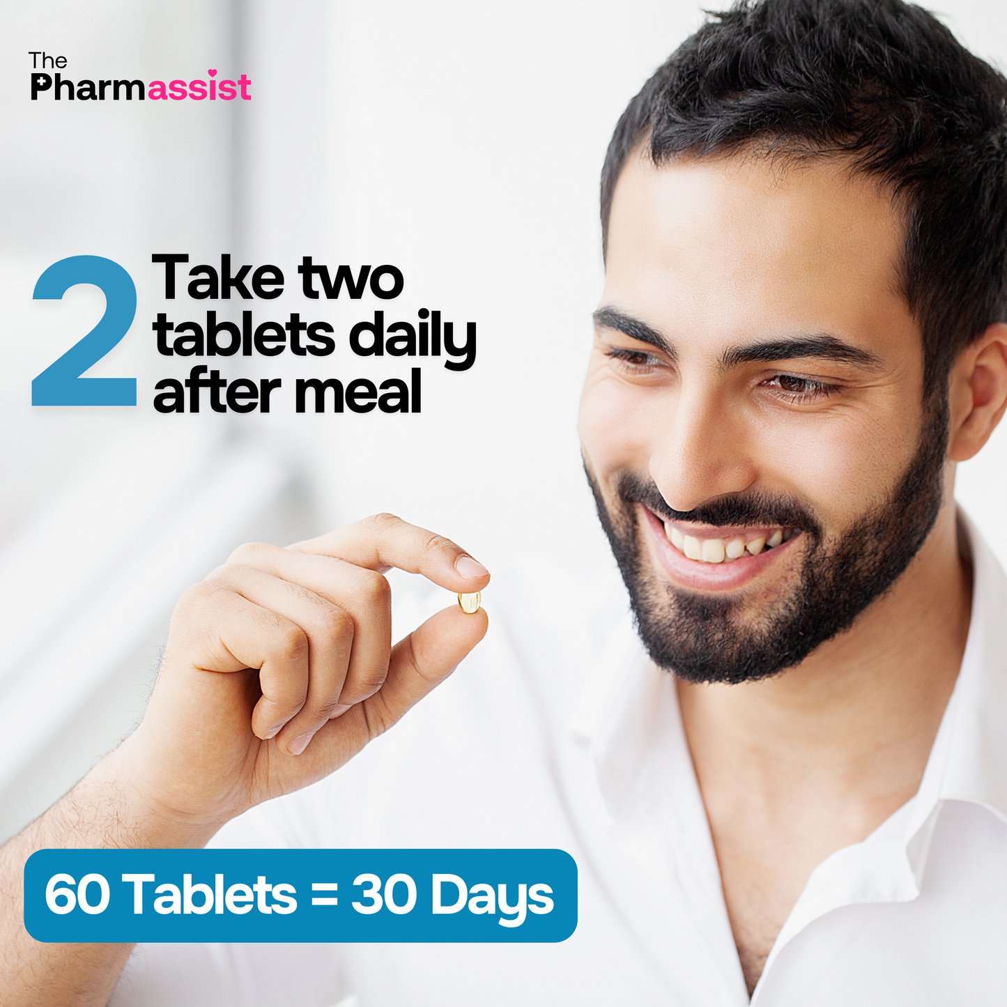 Hair Tablets – Unisex Hair Growth Supplement & Strength Support Formula with Biotin, MSM, Amino Acids, Vitamins & Minerals (60 Tablets)