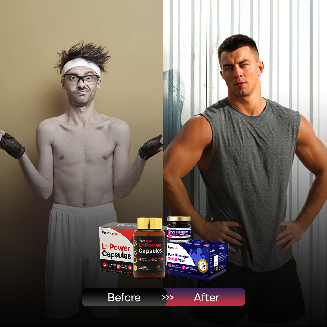 Testosterone Power Pack (L Power Capsules + Pure Shilajit Resin)